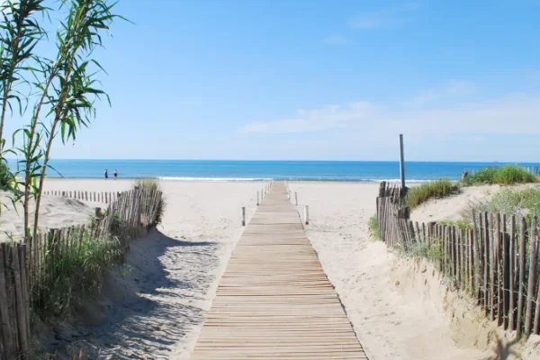 accès plage de Balaruc les bains
